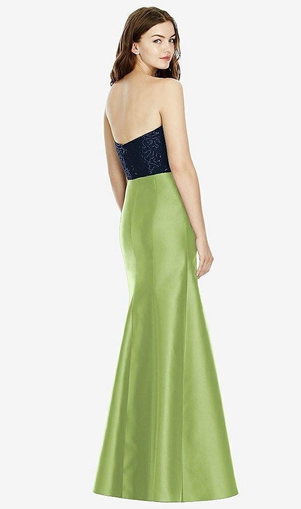 Back View - Mojito & Midnight Navy Bella Bridesmaids Dress BB105