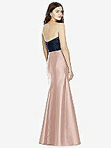 Rear View Thumbnail - Toasted Sugar & Midnight Navy Bella Bridesmaids Dress BB105