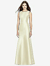Rear View Thumbnail - Butter Yellow Bella Bridesmaids Dress BB106