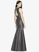 Front View Thumbnail - Caviar Gray Bella Bridesmaids Dress BB106
