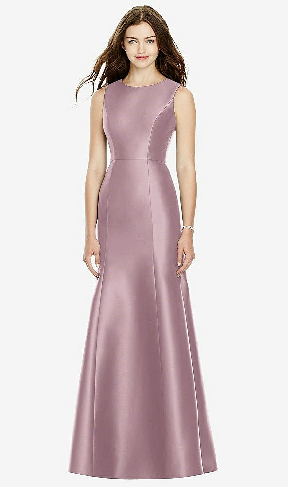 Back View - Dusty Rose Bella Bridesmaids Dress BB106
