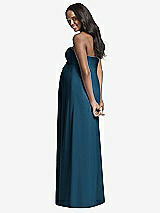 Rear View Thumbnail - Atlantic Blue Dessy Collection Maternity Bridesmaid Dress M434