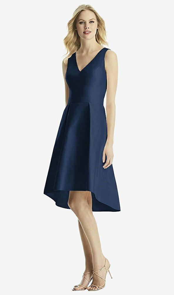 Front View - Midnight Navy After Six Bridesmaid style 6770