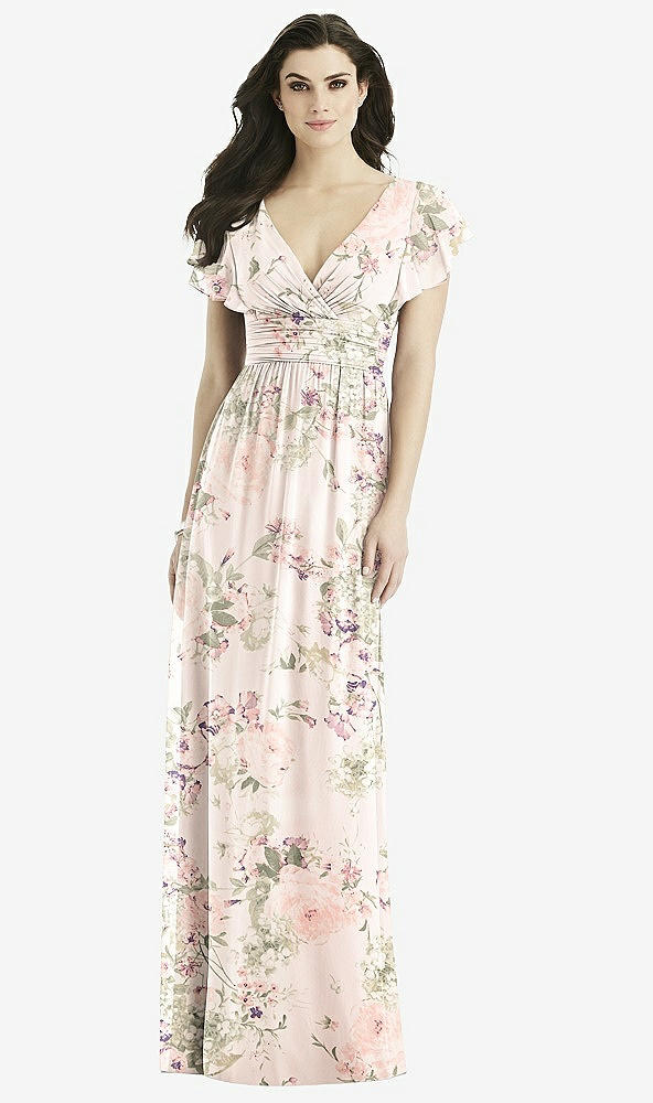 Front View - Blush Garden Studio Design Bridesmaid Dress 4526