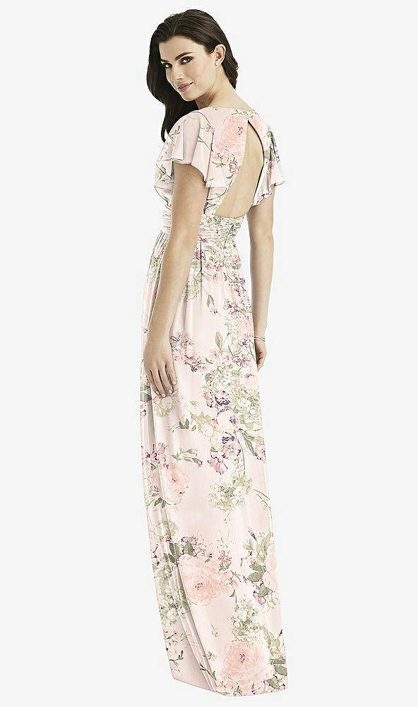 Back View - Blush Garden Studio Design Bridesmaid Dress 4526