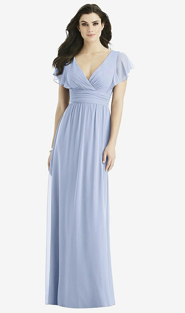 Front View - Sky Blue Studio Design Bridesmaid Dress 4526