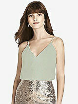 Front View Thumbnail - Celadon After Six Bridesmaid Top T1507