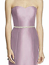 Front View Thumbnail - Suede Rose Beaded Sash for Style D742