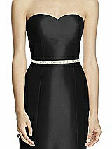 Front View Thumbnail - Black Beaded Sash for Style D742
