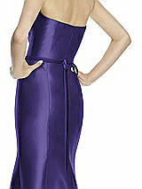 Rear View Thumbnail - Grape Beaded Sash for Style D742