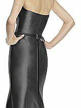 Rear View Thumbnail - Pewter Beaded Sash for Style D742