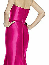 Rear View Thumbnail - Think Pink Beaded Sash for Style D742