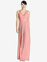 Front View Thumbnail - Apricot Alfred Sung Bridesmaid Dress D744