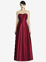 Front View Thumbnail - Burgundy Alfred Sung Style D749