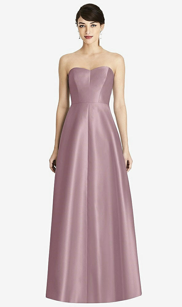 Front View - Dusty Rose Alfred Sung Style D749