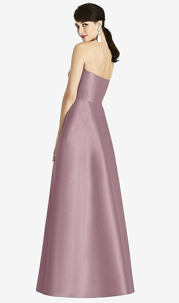 Back View - Dusty Rose Alfred Sung Style D749