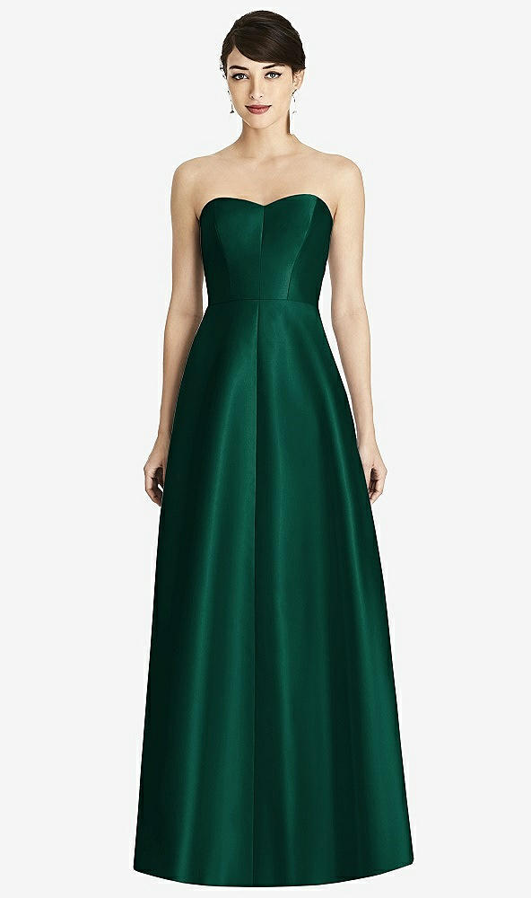 Front View - Hunter Green Alfred Sung Style D749