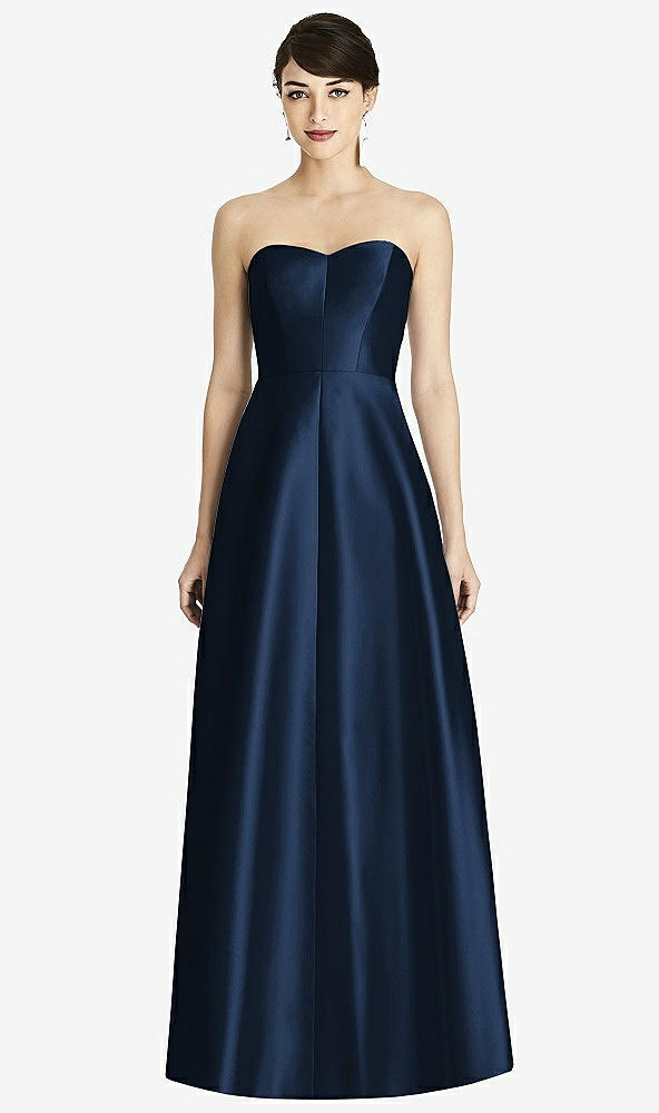 Front View - Midnight Navy Alfred Sung Style D749