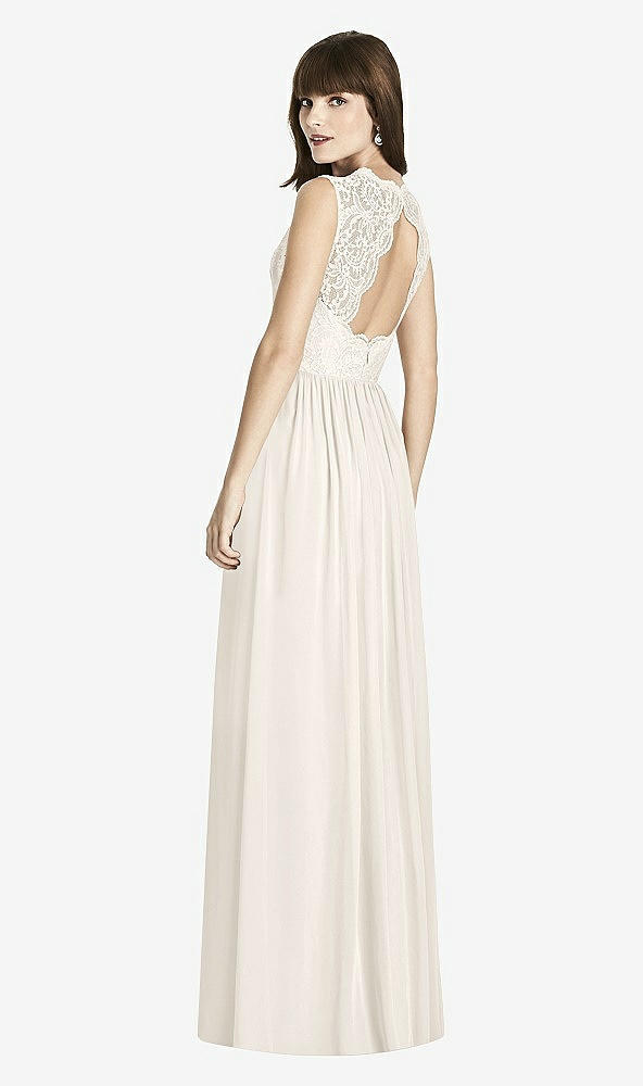 Back View - Ivory After Six Bridesmaid Dress 6774