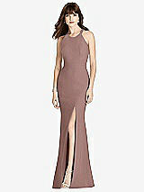 Front View Thumbnail - Sienna Criss Cross Open-Back Trumpet Gown