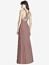 Rear View Thumbnail - Sienna Criss Cross Open-Back Trumpet Gown
