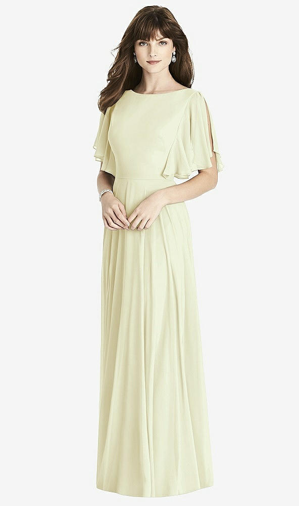 Front View - Butter Yellow After Six Bridesmaid Dress 6778