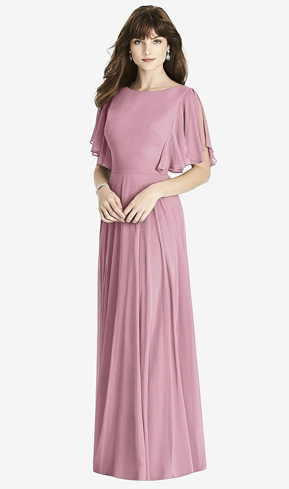 Front View - Dusty Pink After Six Bridesmaid Dress 6778