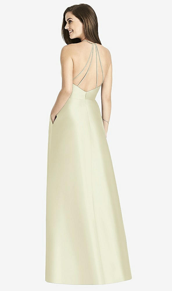 Front View - Butter Yellow Bella Bridesmaids Dress BB115