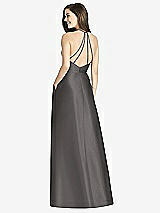 Front View Thumbnail - Caviar Gray Bella Bridesmaids Dress BB115