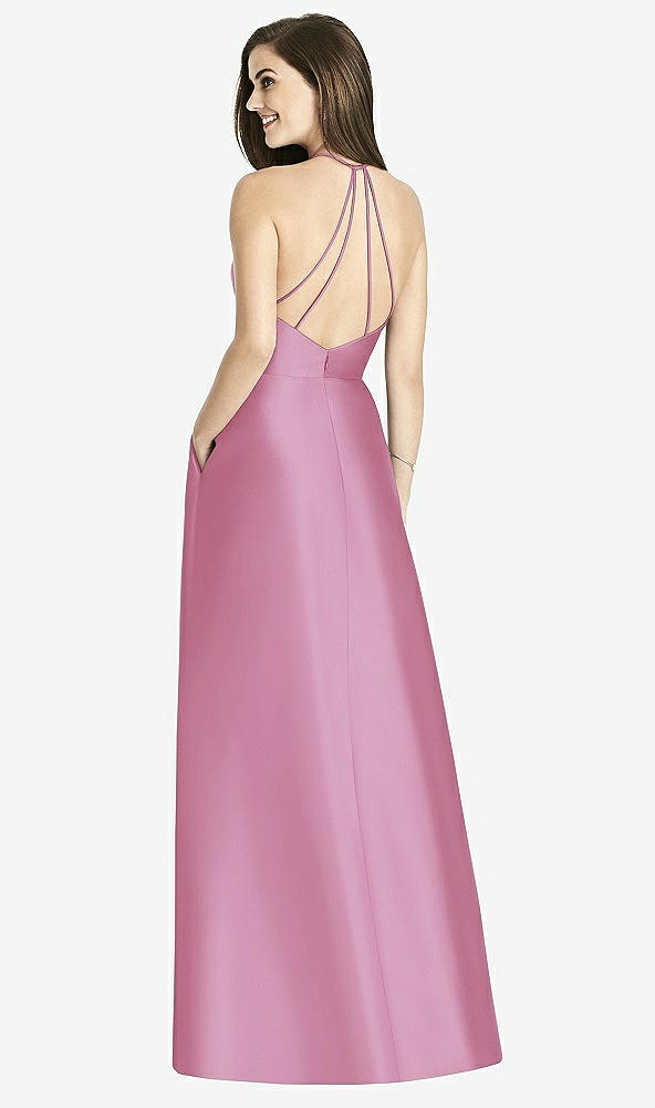 Front View - Powder Pink Bella Bridesmaids Dress BB115