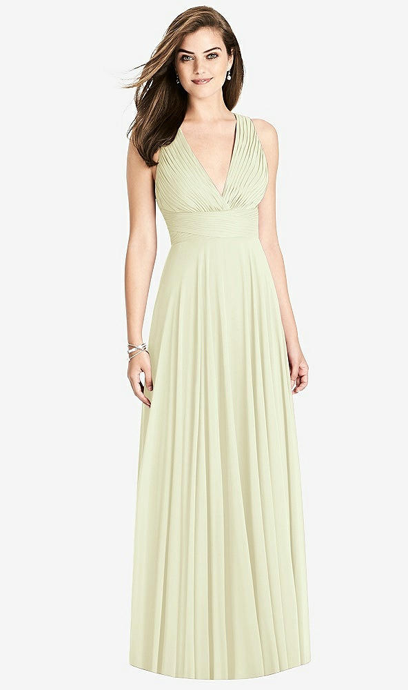 Front View - Butter Yellow Bella Bridesmaids Dress BB117