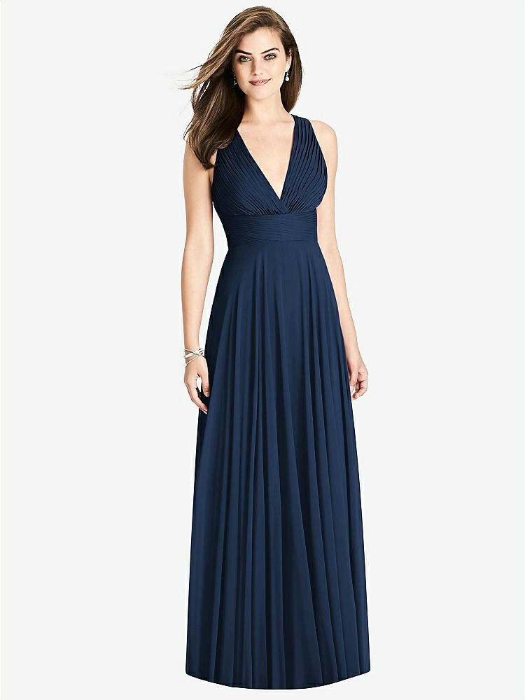 誠実 Halter V-neck Chiffon In Taryn - Dress Bridesmaid Maxi ワンピース