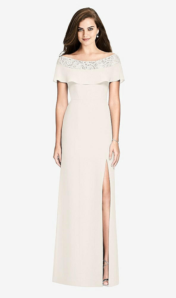 Front View - Ivory Bella Bridesmaids Dress BB120