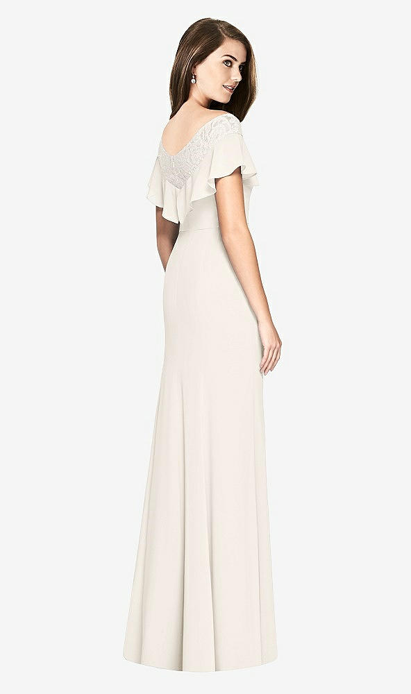 Back View - Ivory Bella Bridesmaids Dress BB120