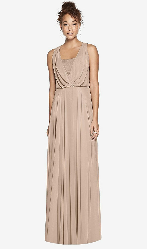 Front View - Topaz Dessy Bridesmaid Dress 3006