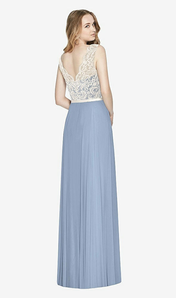 Back View - Cloudy & Ivory After Six Bridesmaid Dress 6773