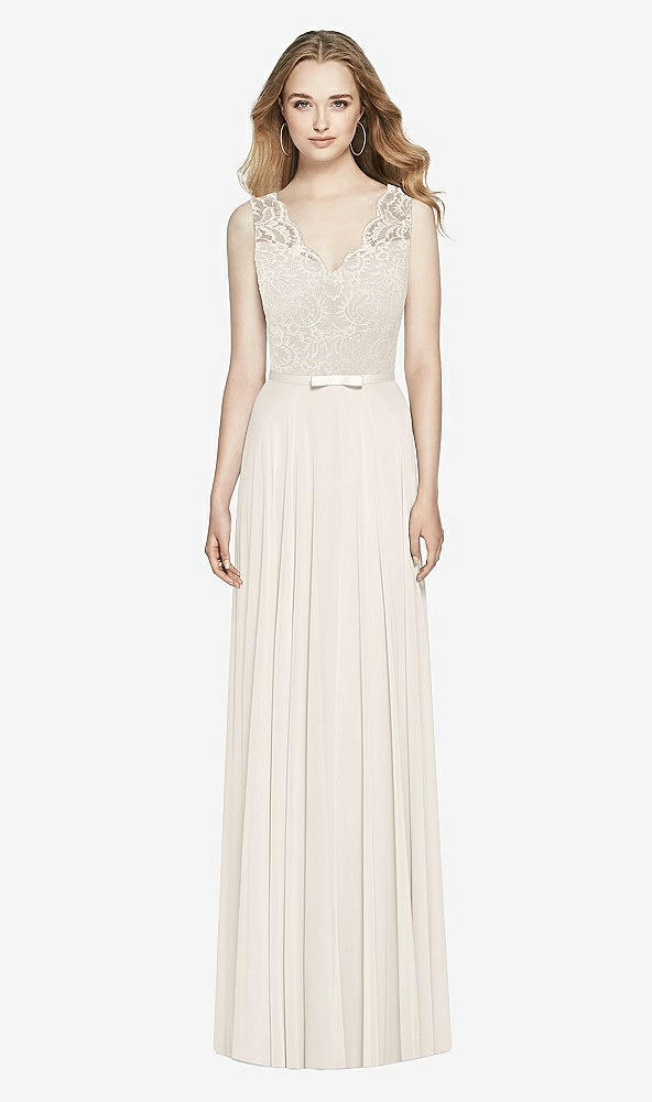 Front View - Ivory & Ivory After Six Bridesmaid Dress 6773