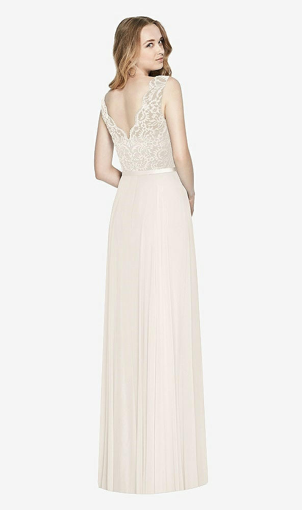 Back View - Ivory & Ivory After Six Bridesmaid Dress 6773