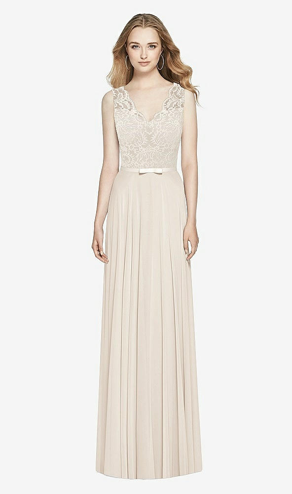 Front View - Oat & Ivory After Six Bridesmaid Dress 6773