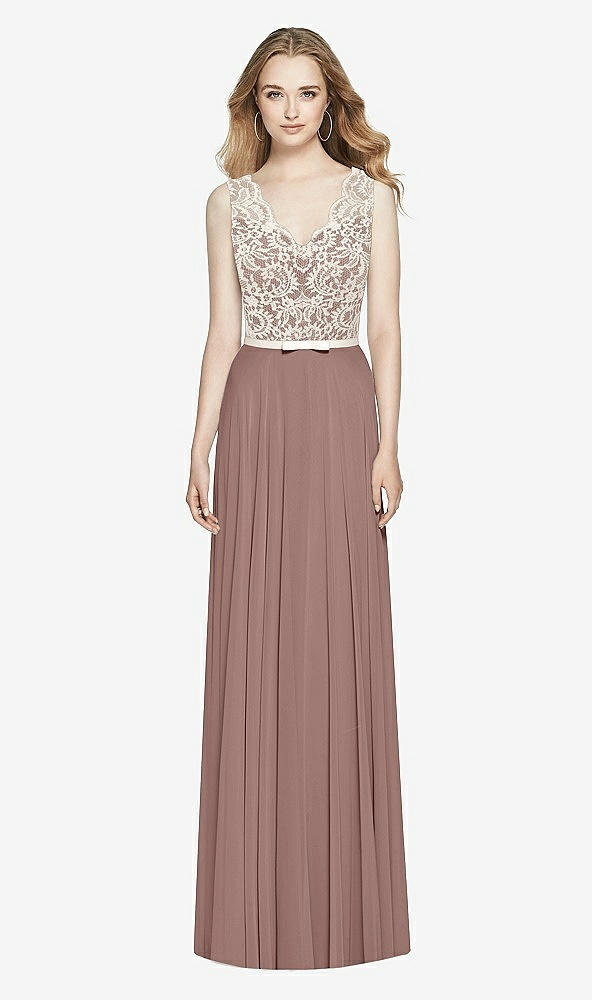 Front View - Sienna & Ivory After Six Bridesmaid Dress 6773