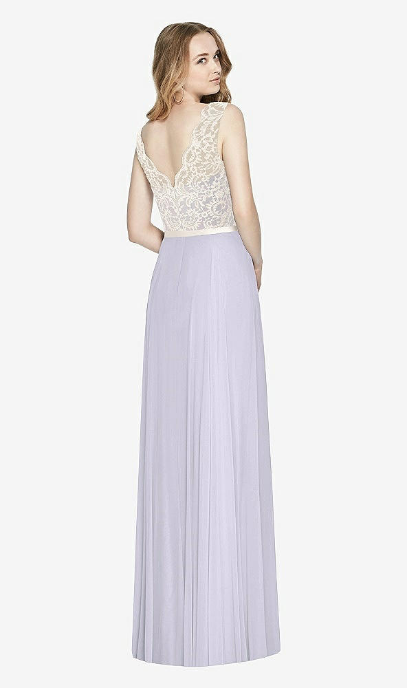 Back View - Silver Dove & Ivory After Six Bridesmaid Dress 6773