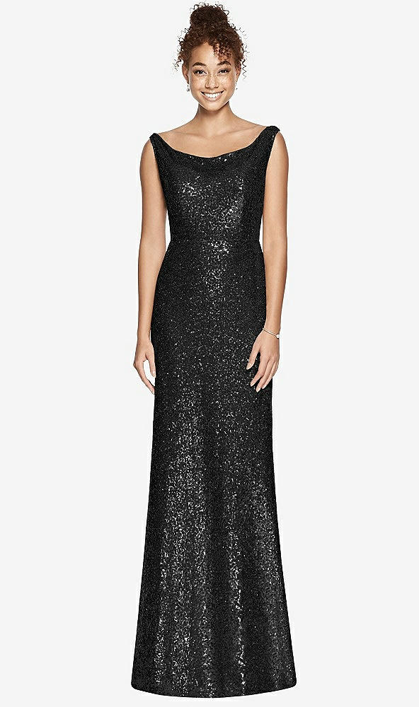 Front View - Black Studio Design Bridesmaid Dress 4531