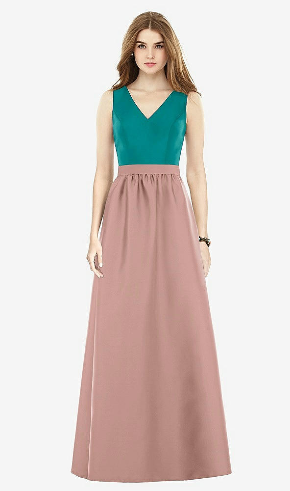 Front View - Neu Nude & Jade Alfred Sung Bridesmaid Dress D752