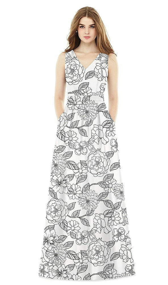 Front View - Botanica Alfred Sung Bridesmaid Dress D753FP