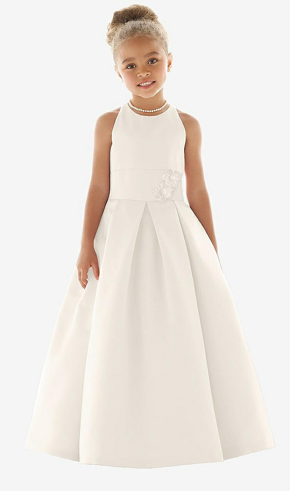 Front View - Ivory Flower Girl Dress FL4059