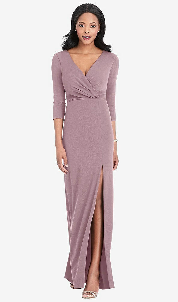 Front View - Dusty Rose After Six Bridesmaid Dress 6797