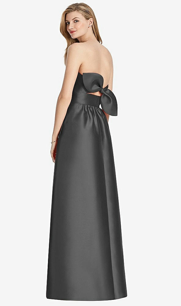 Front View - Pewter Lela Rose Bridesmaid Dress LR248