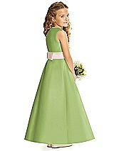 Rear View Thumbnail - Mojito & Blush Flower Girl Dress FL4062