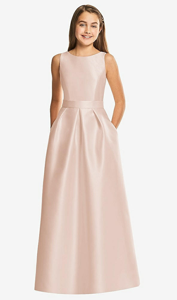 Front View - Cameo Alfred Sung Junior Bridesmaid Style JR544