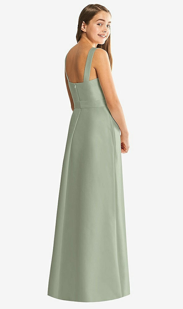 Back View - Sage Alfred Sung Junior Bridesmaid Style JR544
